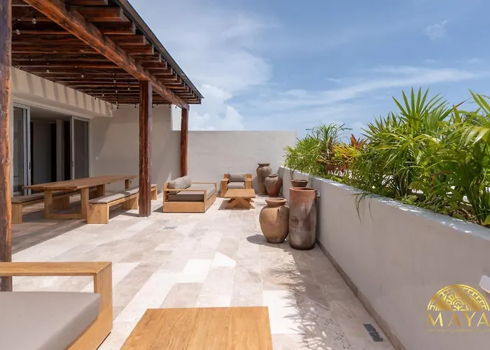 Nhoa 112c Lux 1br Plunge Pool In Aldea Zama Hébergement de vacances