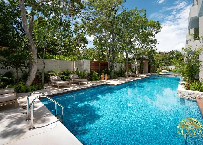 Nhoa 112c Lux 1br Plunge Pool In Aldea Zama Hébergement de vacances
